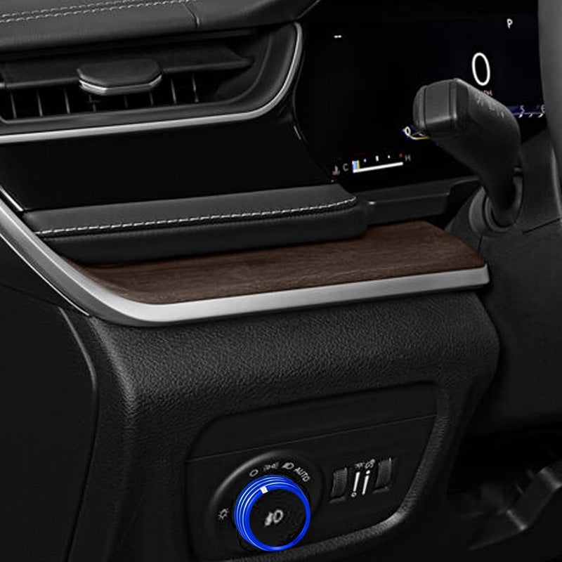 HDUFC for Jeep 2022-2025 Grand Cherokee/Grand Cherokee 4xe/Grand Cherokee L car Interior 6-Piece Set, Shift Switch, air Conditioning Adjustment, Headlight Switch knob, Start Button Cover/Ring (Blue) - Image 4